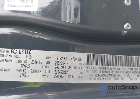 2018 Jeep Compass Trailhawk 4X4 from USA, damaged, VIN 3C4NJDDB0JT336709